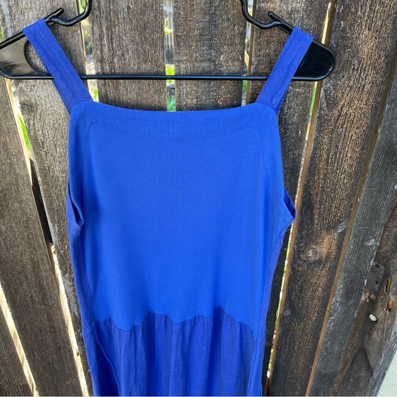 Inizio Linen Blue Dress Sz M - Picture 5 of 12